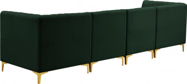 Where to find ALINA GREEN VELVET 4PC SOFA in Tulsa
