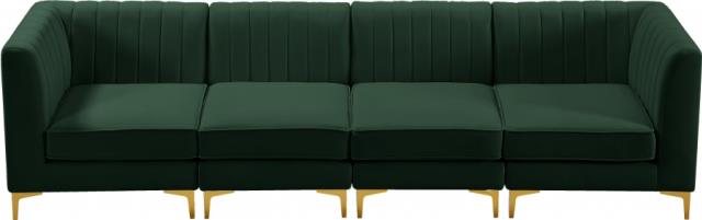 Where to find ALINA GREEN VELVET 4PC SOFA in Tulsa
