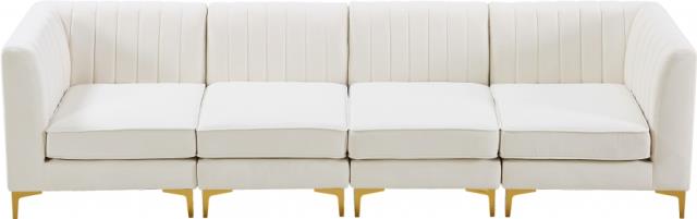 Where to find ALINA CREAM VELVET 4PC SOFA in Tulsa