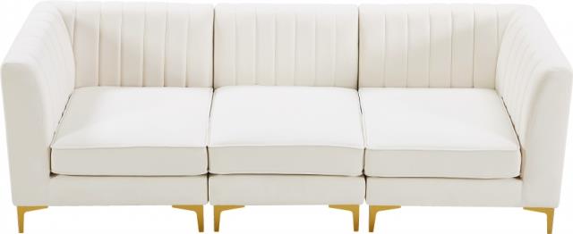 Where to find ALINA CREAM VELVET 3PC SOFA in Tulsa
