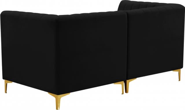 Where to find ALINA BLACK VELVET 2PC LOVESEAT in Tulsa