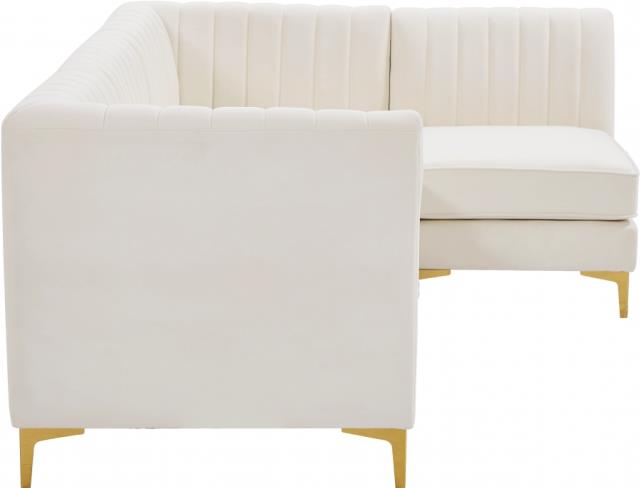 Where to find ALINA CREAM VELVET 4PC SECTIONAL in Tulsa