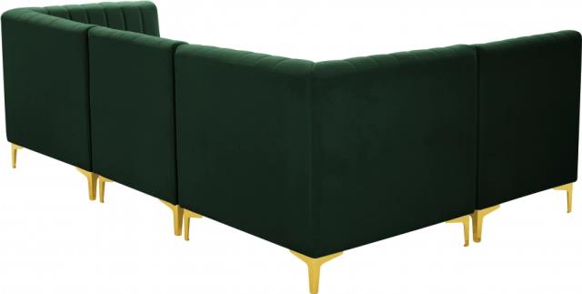 Where to find ALINA GREEN VELVET 4PC SECTIONAL in Tulsa