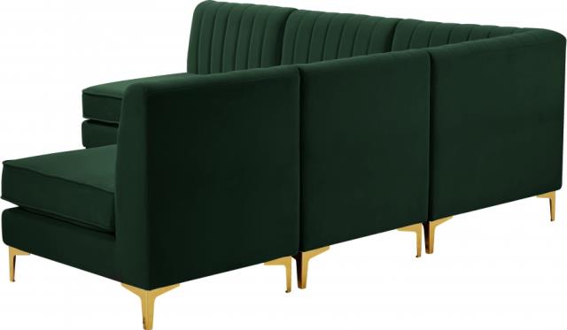 Where to find ALINA GREEN VELVET 5PC SECTIONAL in Tulsa