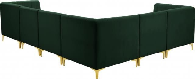 Where to find ALINA GREEN VELVET 6PC SECTIONAL in Tulsa
