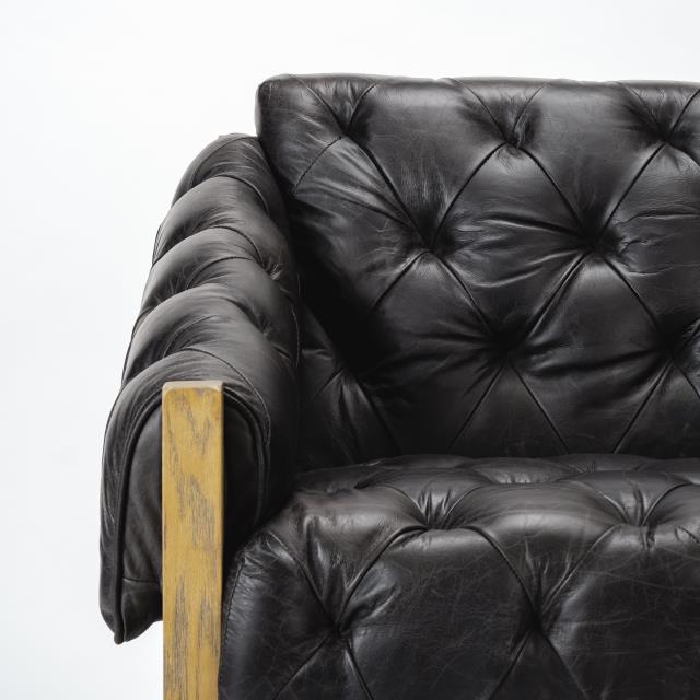 Where to find Manhattan Accent Chair Black in Tulsa