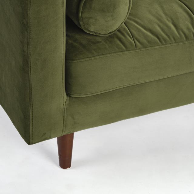Where to find ROMA GREEN VELVET SOFA in Tulsa