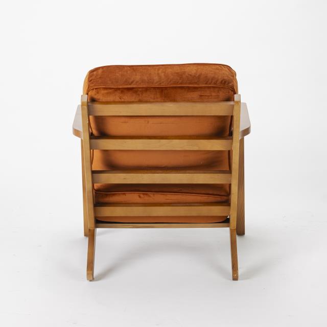 Where to find SEBAGO BURNT ORANGE ACCENT CHAIR in Tulsa