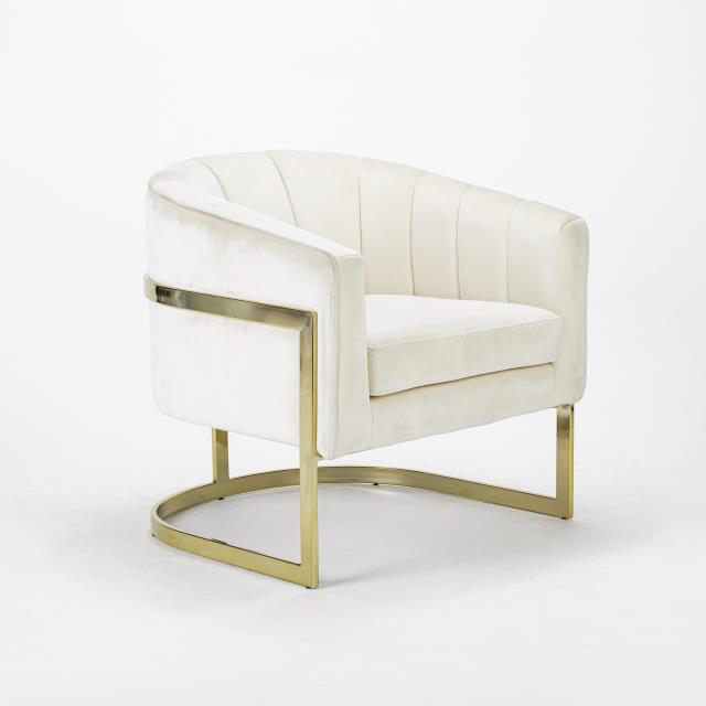 Where to find Carter Cream Velvet Chair in Tulsa