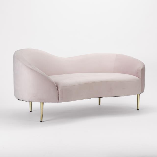 Where to find Ritz Pink Velvet Loveseat in Tulsa