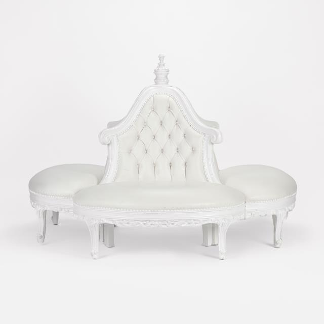 Rental store for White Heritage Round Banquette in Tulsa OK