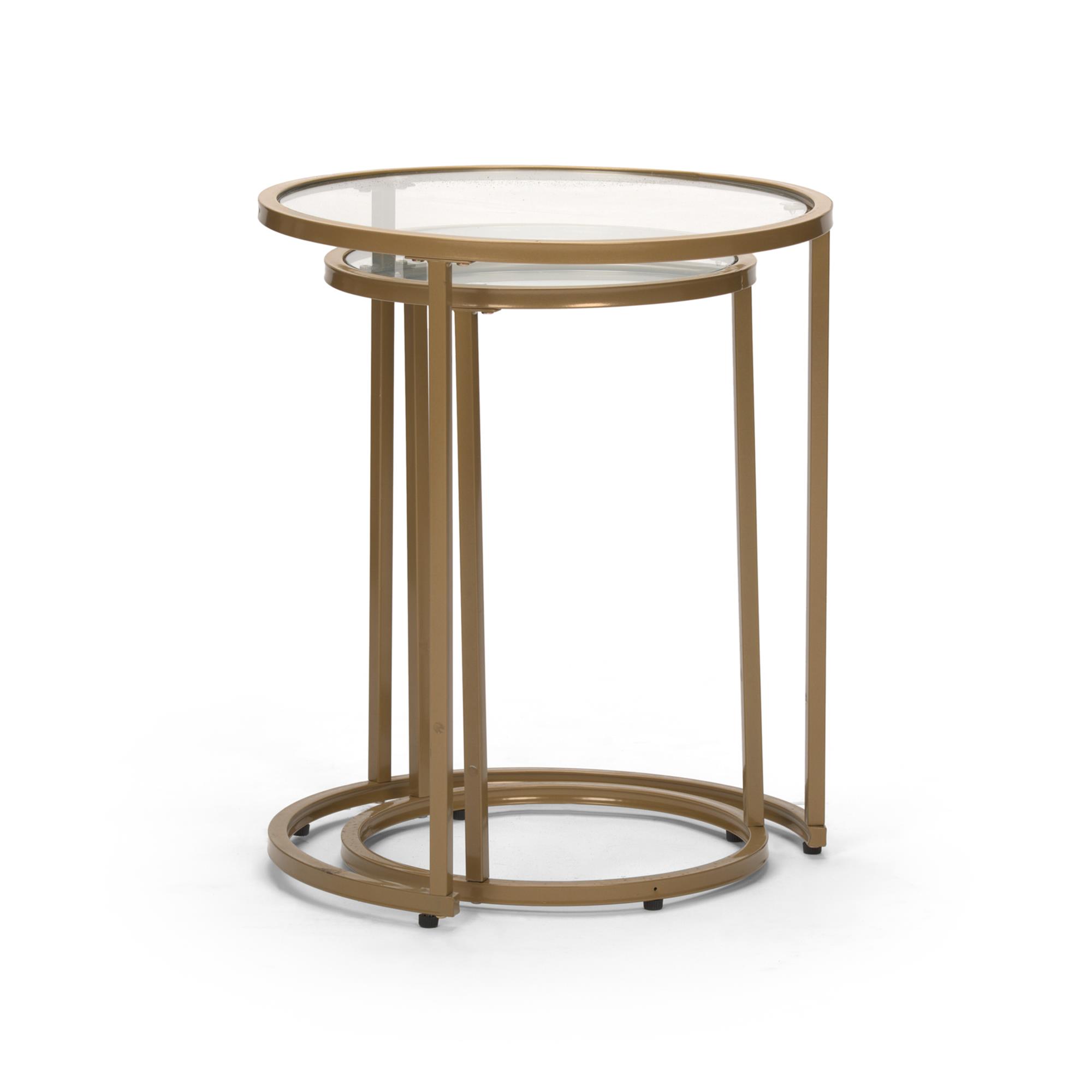 Where to find Solera Gold Nesting Side Tables 2 in Tulsa