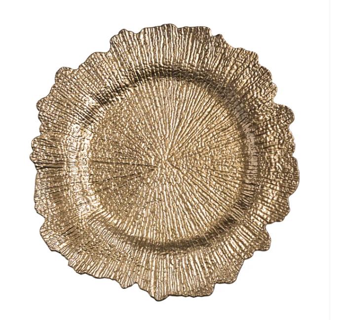 Rental store for Charger Gold Sea Foam Acrylic in Tulsa OK