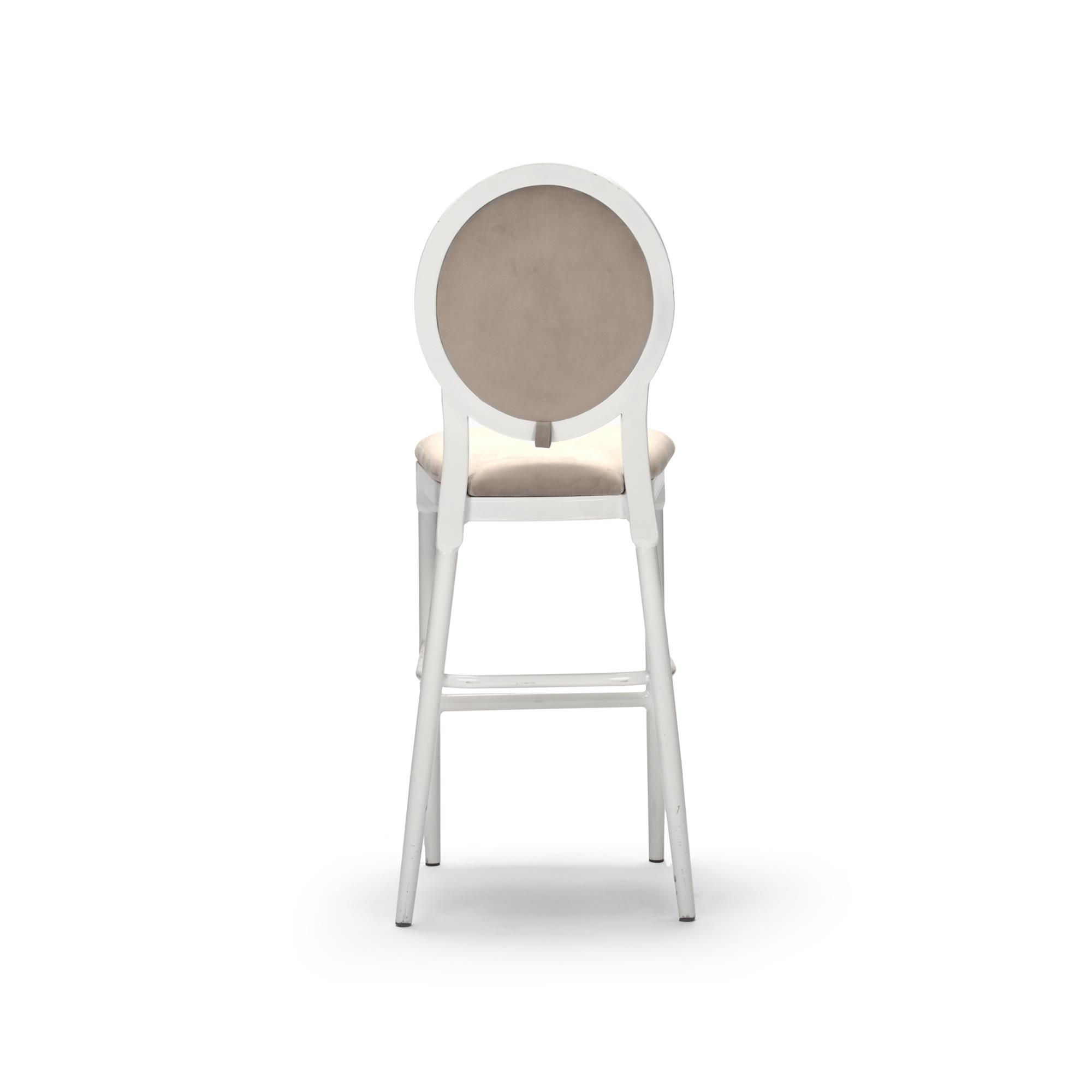 Where to find Barstool Louis XV White w Pewter in Tulsa