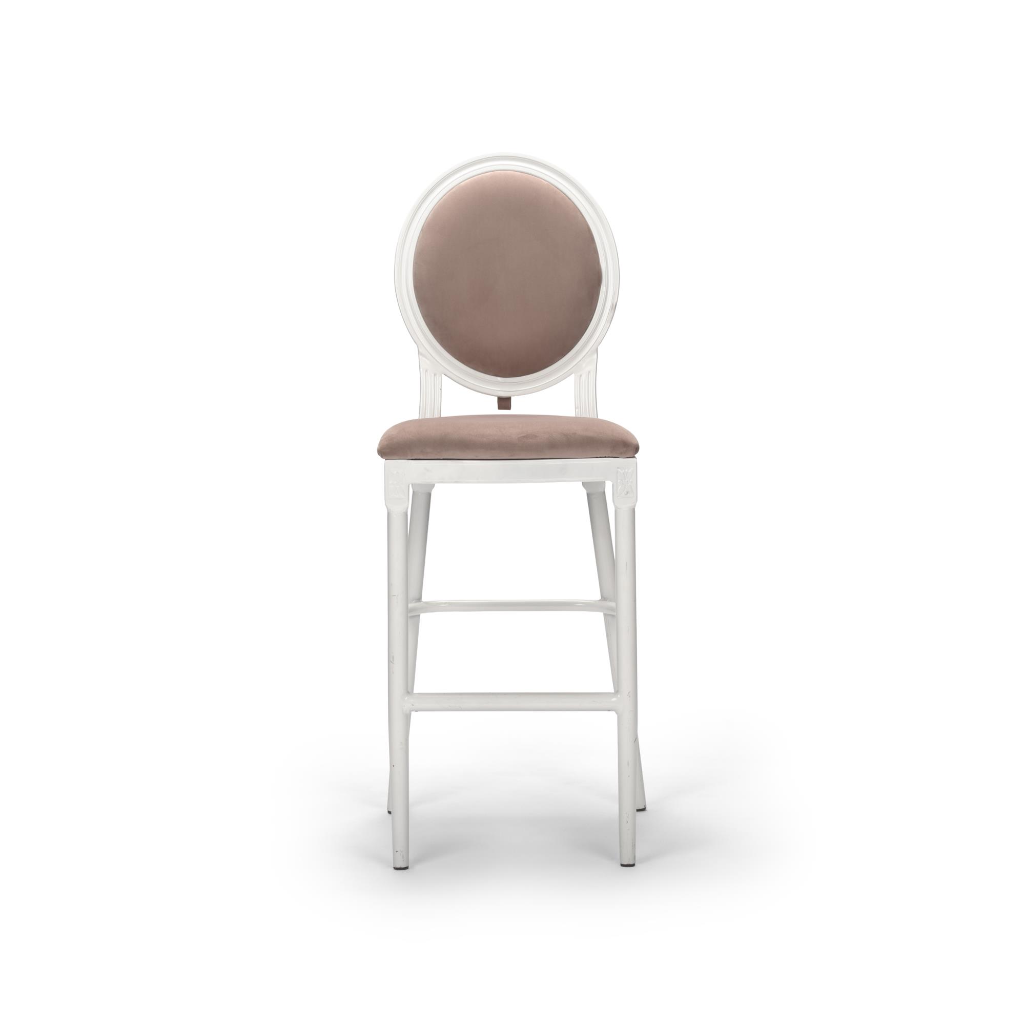 Where to find Barstool Louis White w Dusty Rose Pink in Tulsa