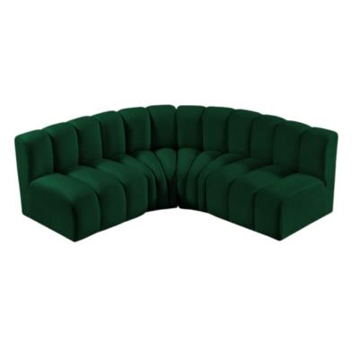 Rental store for ARC Green VELVET 4pc L-CURVE SECTIONAL in Tulsa OK