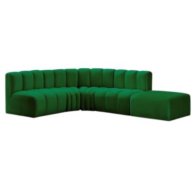 Rental store for ARC Green VELVET 5pc L-CURVE SECTIONAL in Tulsa OK