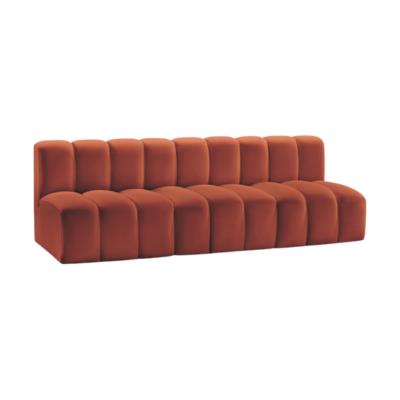 Rental store for ARC Cognac VELVET 3pc STRAIGHT SECTIONAL in Tulsa OK