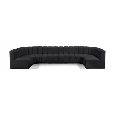 Rental store for ARC Black VELVET 8pc D-SECTIONAL in Tulsa OK