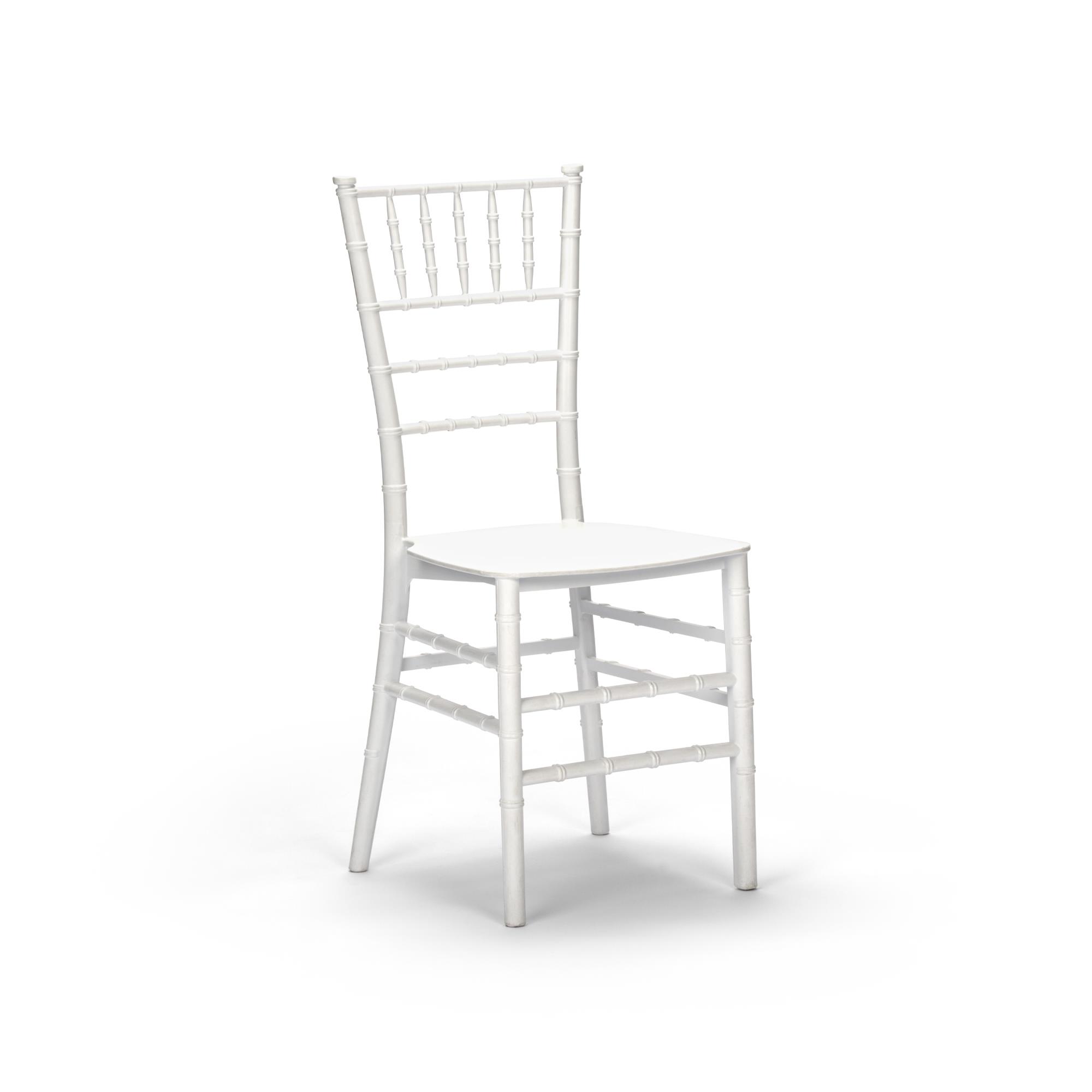 Rental store for White Chiavari Resin Chair in Tulsa OK