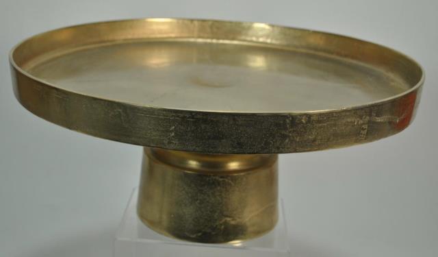 Rental store for Cake Stand Gold Cake Plate 9x22 in Tulsa OK