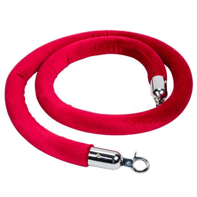 Rental store for 6  Red Rope for Chrome Stanchion in Tulsa OK