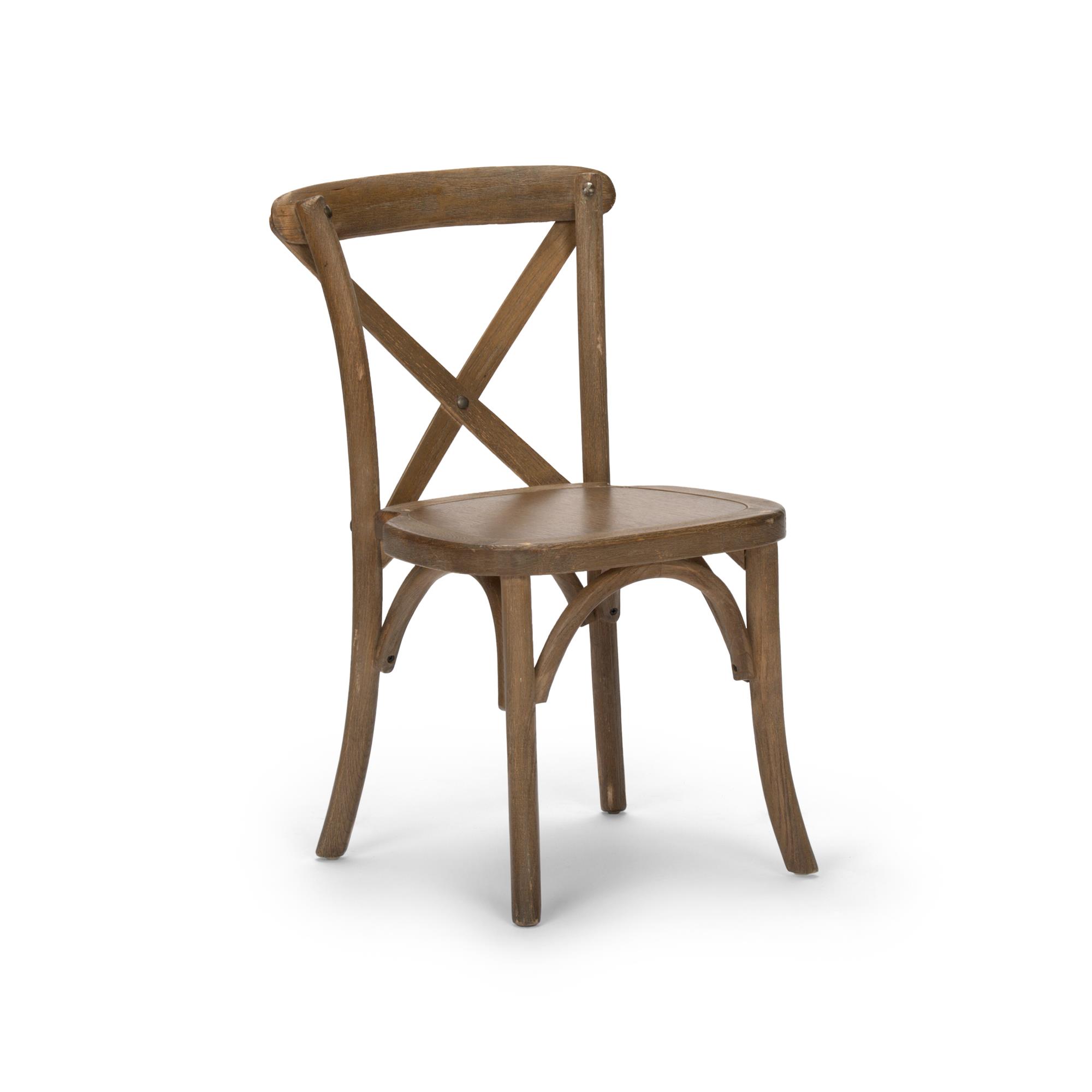 Rental store for Rustic Crossback Kids Chair in Tulsa OK