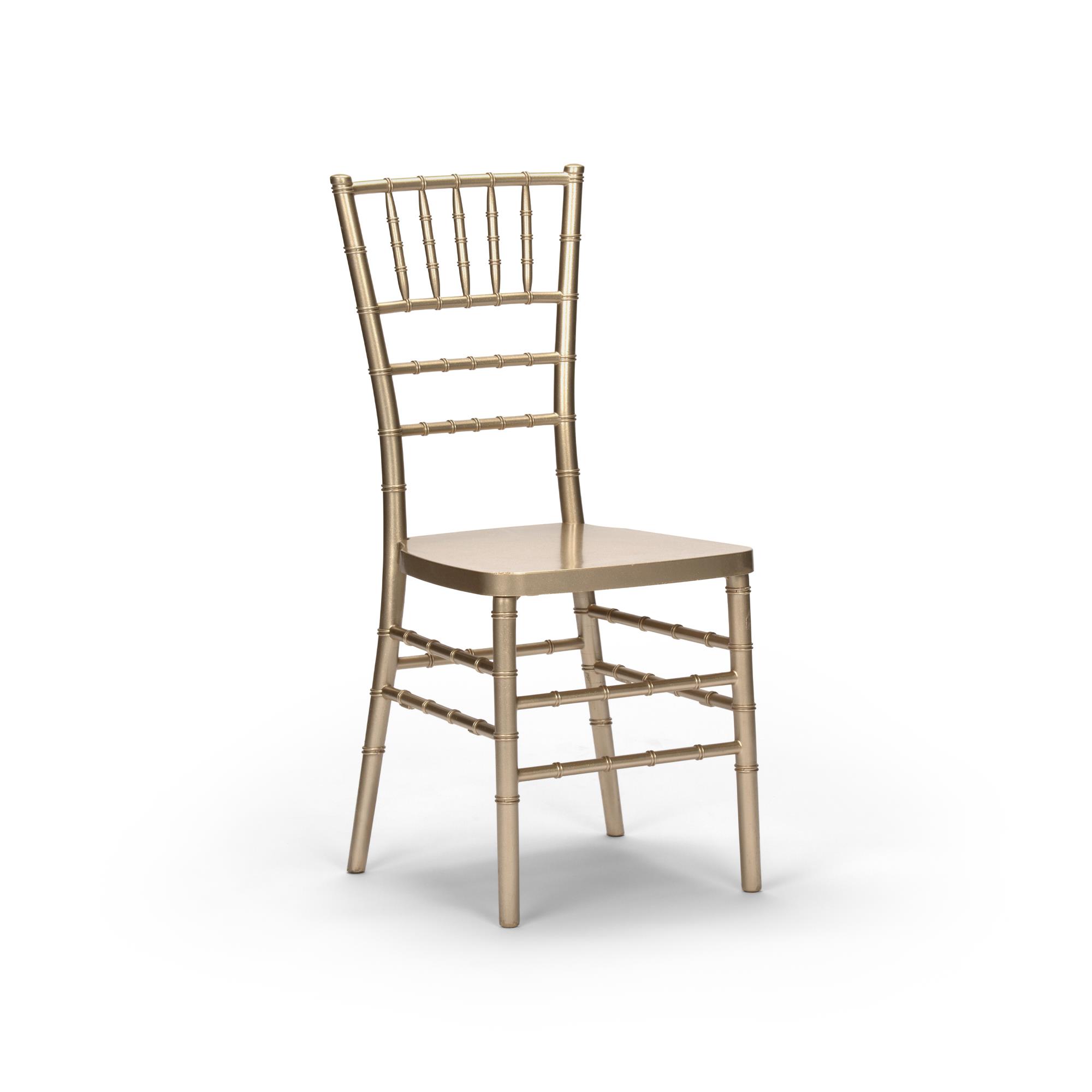 Rental store for Chair Champagne Gold Chiavari Resin in Tulsa OK