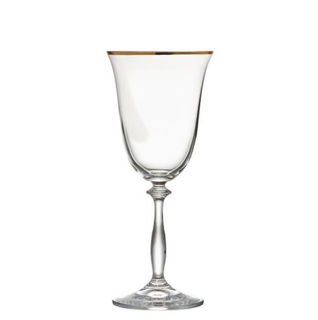 Rental store for Grace Gold Rim White Wine Glass in Tulsa OK