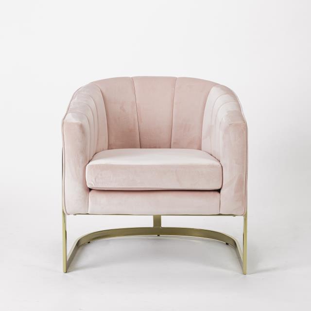Rental store for Carter Pink Velvet Chair in Tulsa OK