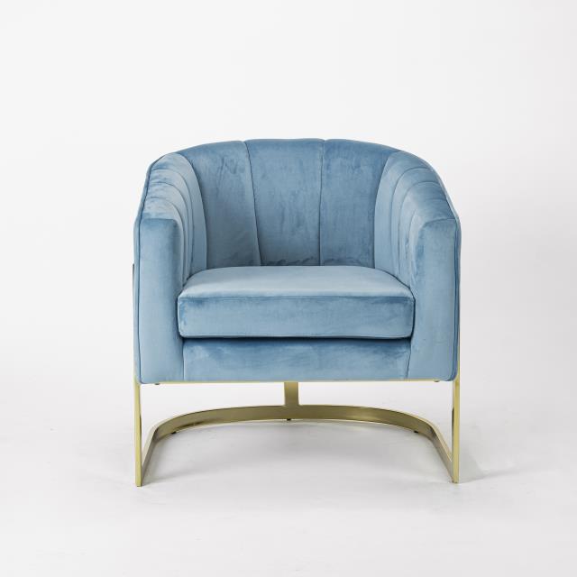 Rental store for Carter Aqua Velvet Chair in Tulsa OK