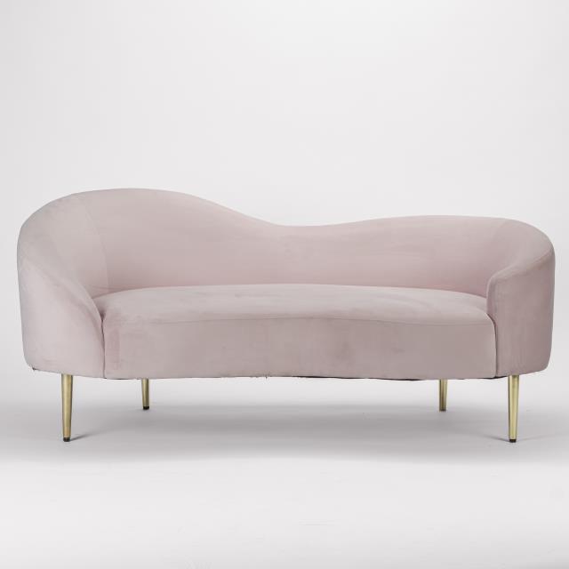 Rental store for Ritz Pink Velvet Loveseat in Tulsa OK