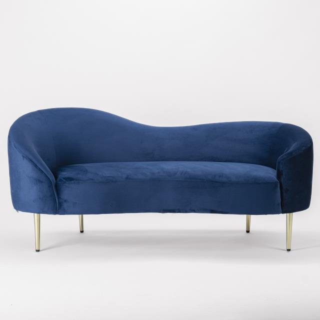 Rental store for Ritz Navy Velvet Loveseat in Tulsa OK