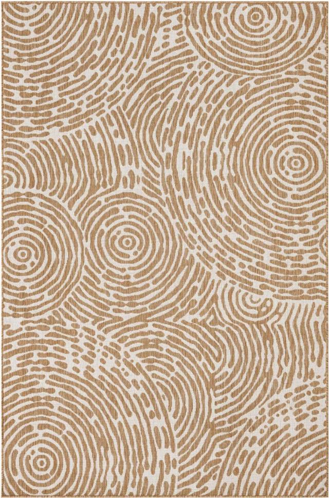 Rental store for Taupe 6 x9  Modern Outdoor Rug in Tulsa OK