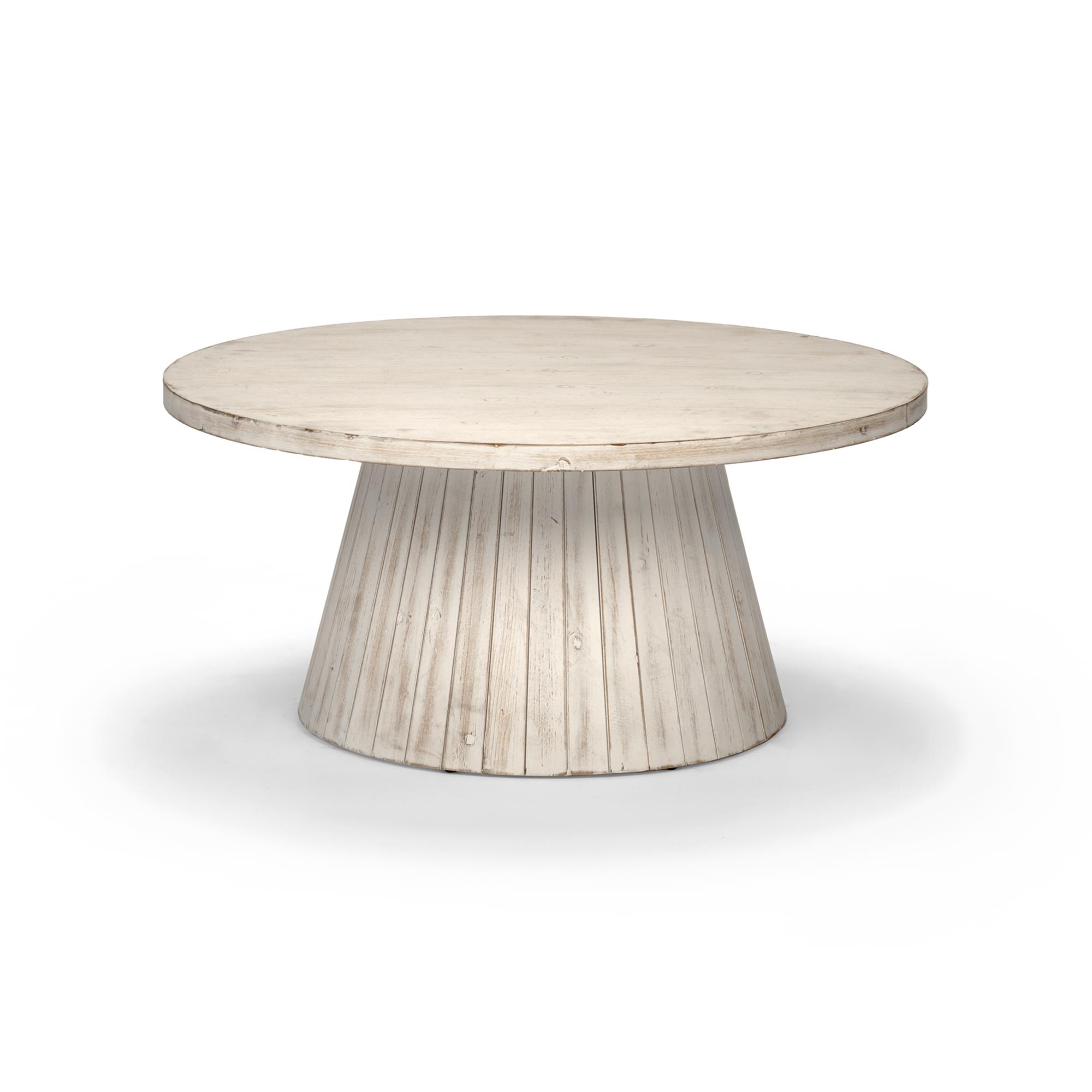 Rental store for White Wooden Ridge Coffee Table in Tulsa OK