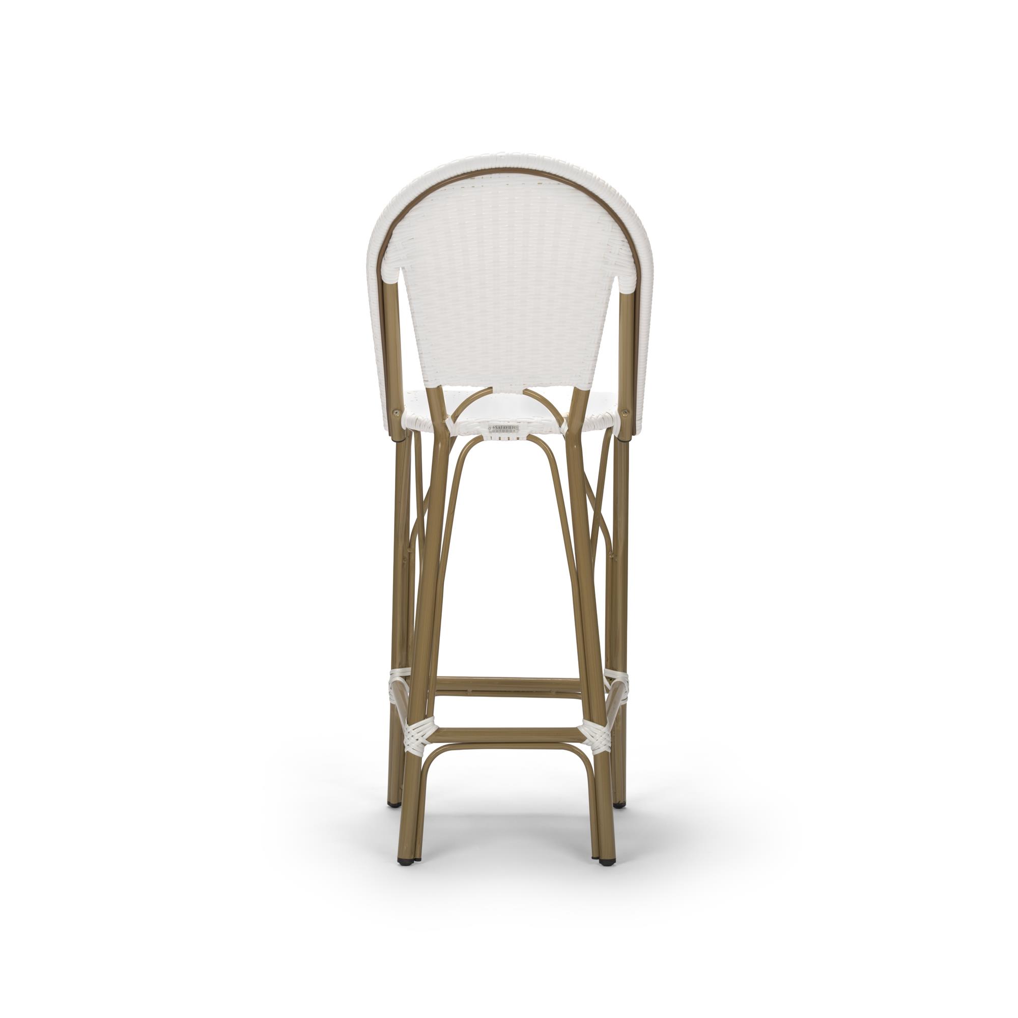 Where to find White Wicker French Bistro Barstool in Tulsa