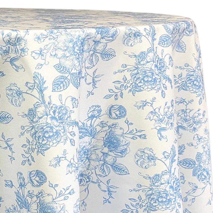 Rental store for Light Blue French Toile 90 x132 in Tulsa OK