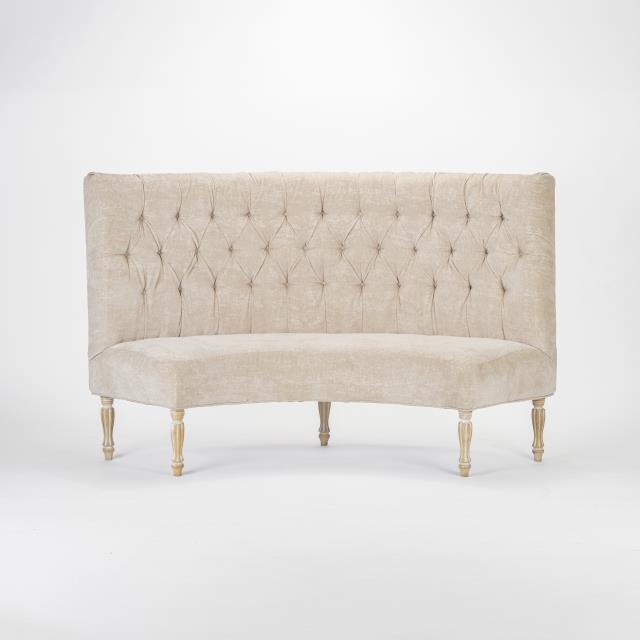 Rental store for Quater Round Beige Settee in Tulsa OK