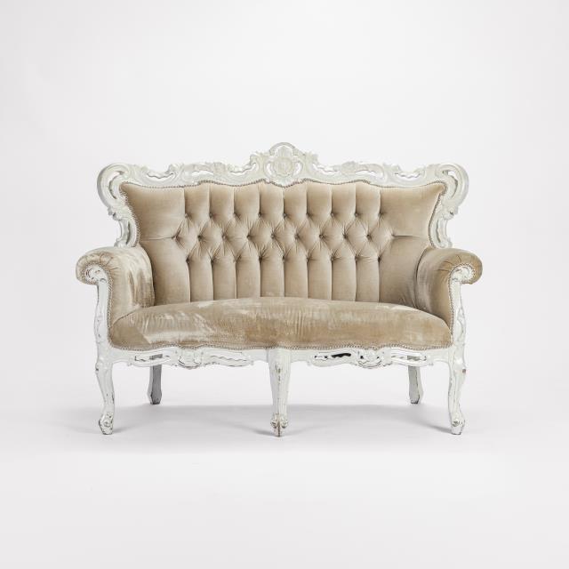Rental store for Champagne Velvet Loveseat in Tulsa OK