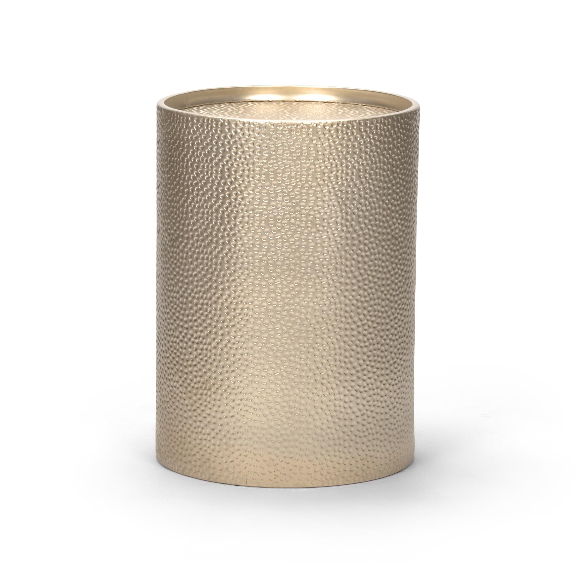 Rental store for Gold Hammered Side Table in Tulsa OK