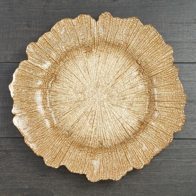 Rental store for Charger Gold Sea Foam Glass in Tulsa OK