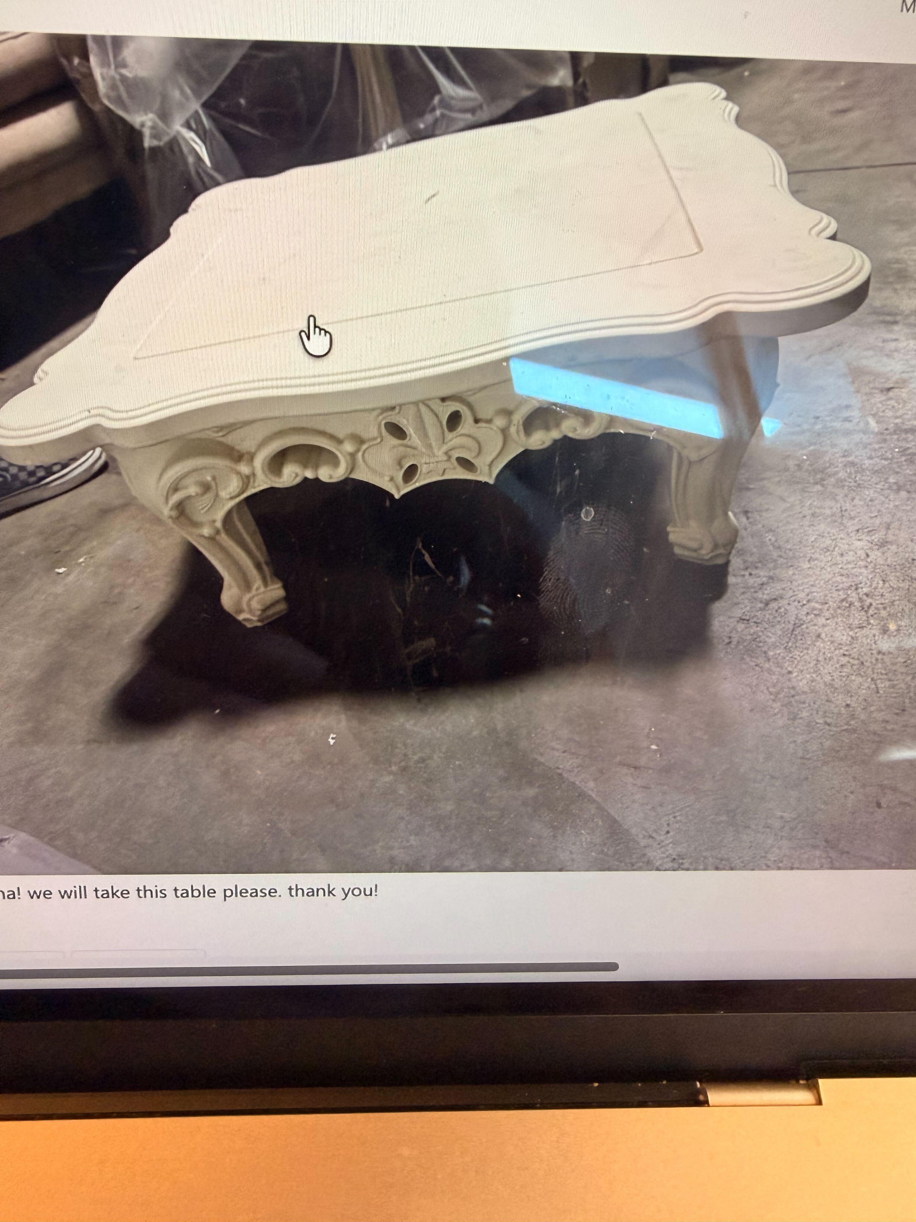 Rental store for White Vintage Coffee Table in Tulsa OK