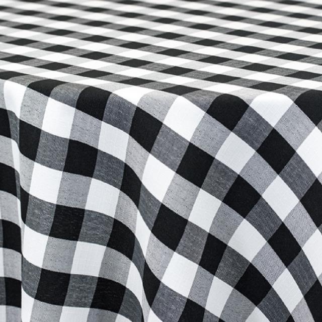 Rental store for BLACK AND WHITE CHECK POLYESTER in Tulsa OK