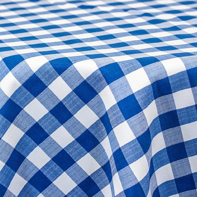 Rental store for BLUE AND WHITE CHECK POLYESTER in Tulsa OK